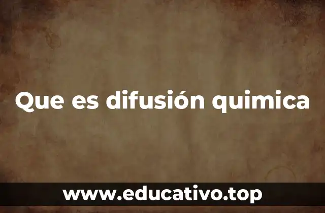 El papel de la difusión en los sistemas biológicos
