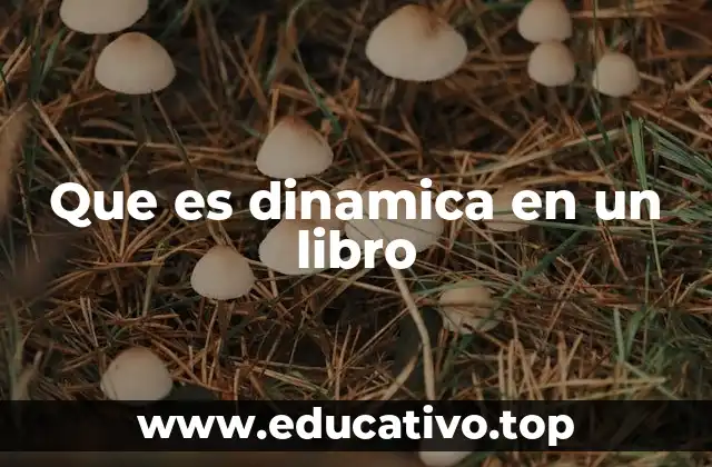 Que es dinamica en un libro