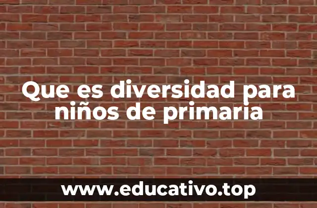 La importancia de enseñar diversidad desde la escuela primaria