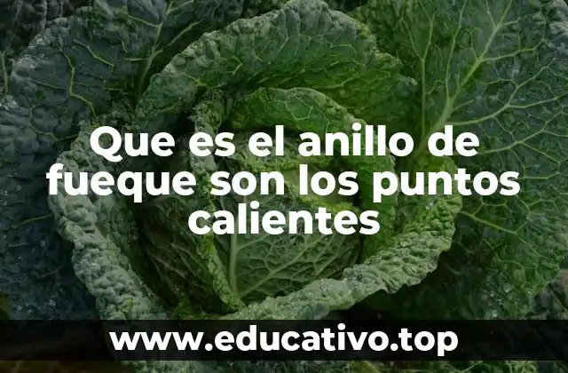 Que es el anillo de fueque son los puntos calientes