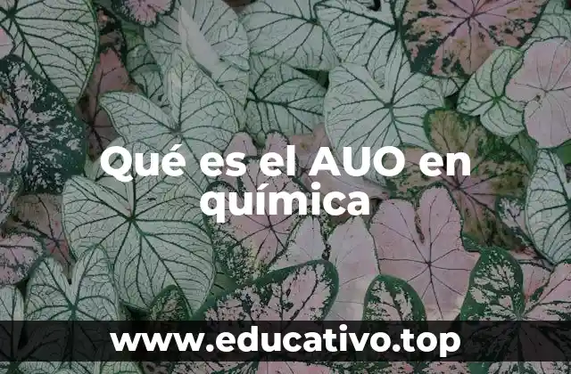 Qué es el AUO en química