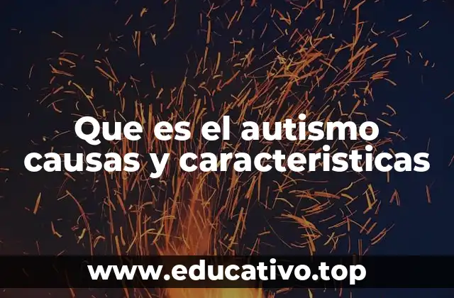 Que es el autismo causas y caracteristicas