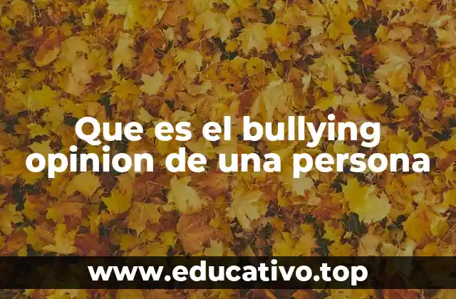 Cómo se vive el bullying desde la perspectiva de un testigo