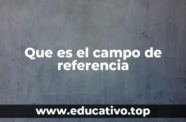 La influencia del entorno en la formación del campo de referencia