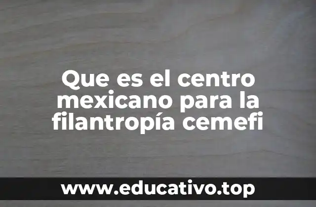 El papel del CEMEFI en el ecosistema social de México