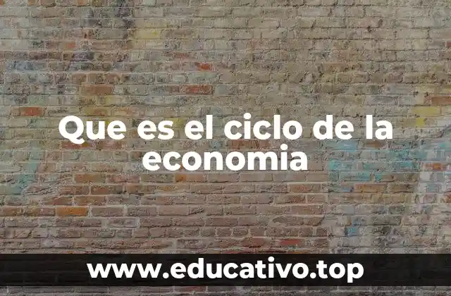 Que es el ciclo de la economia
