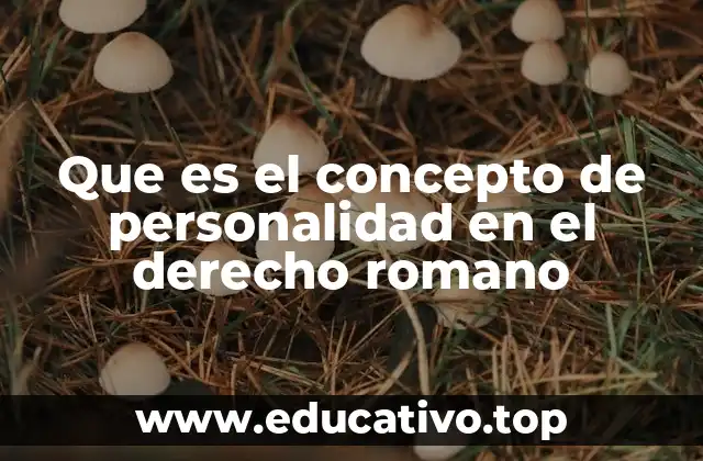 La evolución de la personalidad jurídica a través de las instituciones romanas