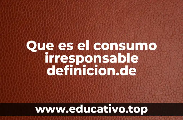 El impacto del consumo desmedido en la sociedad