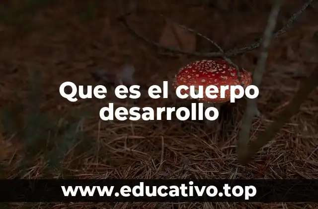 El desarrollo corporal y su relación con el bienestar general