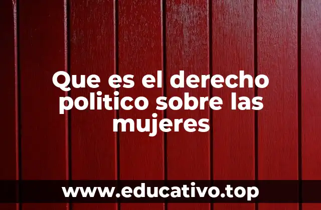 La importancia de la participación femenina en la política