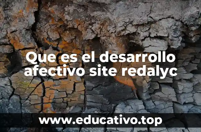 Que es el desarrollo afectivo site redalyc