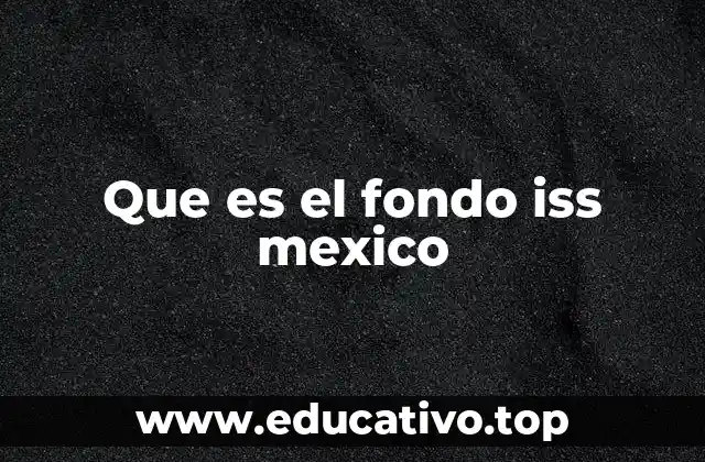 Que es el fondo iss mexico