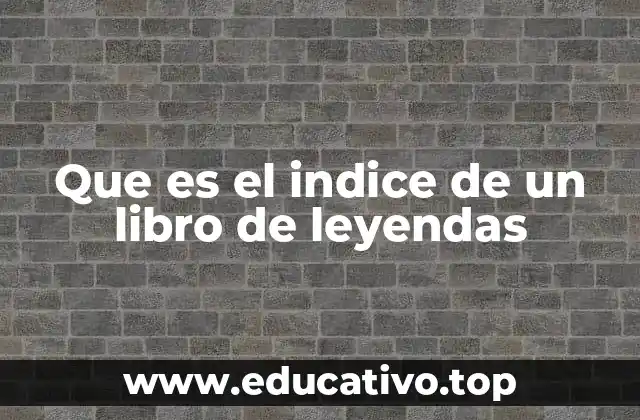 La importancia del índice en libros de historias tradicionales