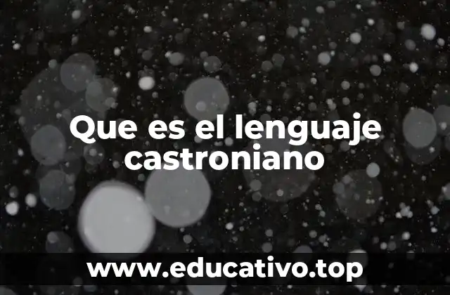 El estilo comunicativo de Antonio Castron