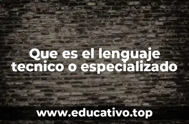 La importancia del lenguaje especializado en la comunicación profesional