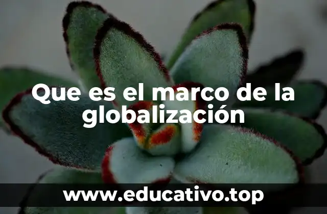 La globalización como fenómeno económico y social