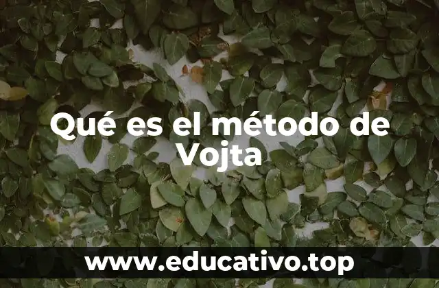 Qué es el método de Vojta