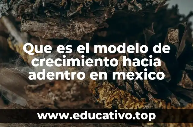 Que es el modelo de crecimiento hacia adentro en mexico