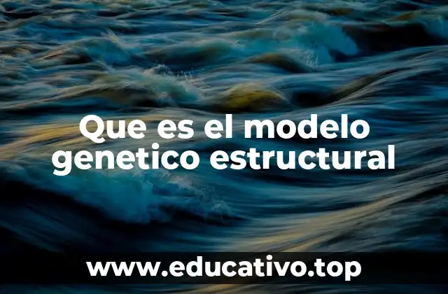 Que es el modelo genetico estructural