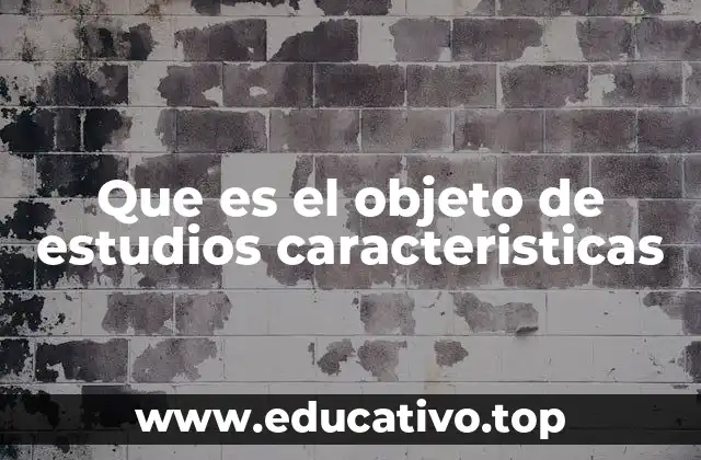 La importancia del objeto de estudio en la investigación