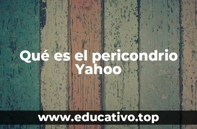 Qué es el pericondrio Yahoo