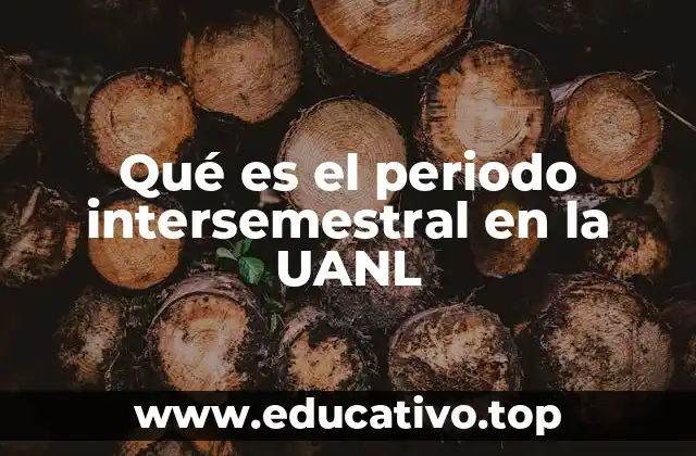 Qué es el periodo intersemestral en la UANL