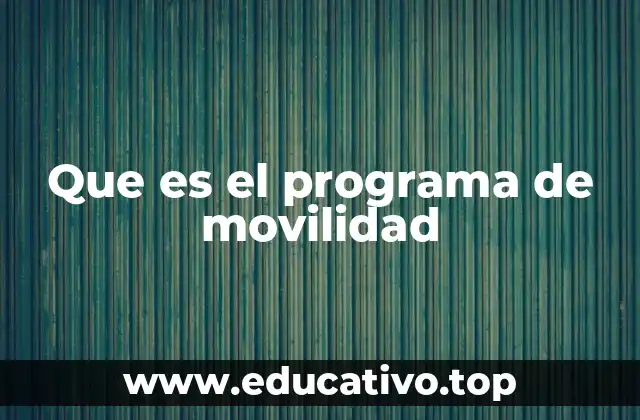 La internacionalización de la educación a través de la movilidad