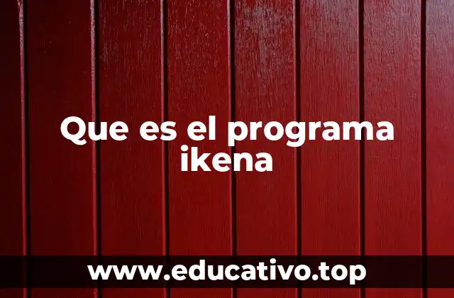 Que es el programa ikena
