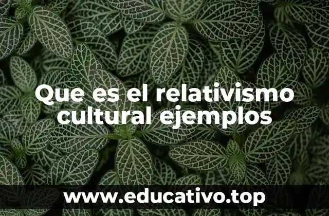 La visión del relativismo cultural en la antropología