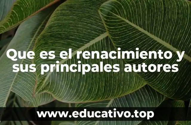 El Renacimiento como el despertar del espíritu humano
