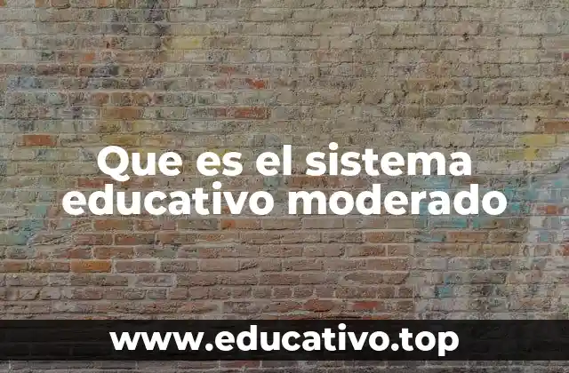 Características del sistema educativo contemporáneo