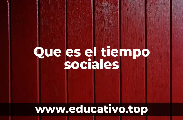 El ritmo de la vida moderna y la percepción del tiempo