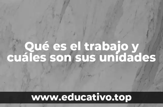 El concepto de energía transferida a través del movimiento