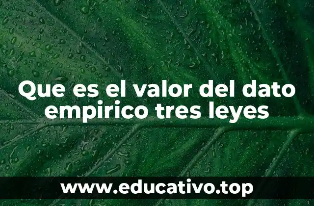 La base del conocimiento científico