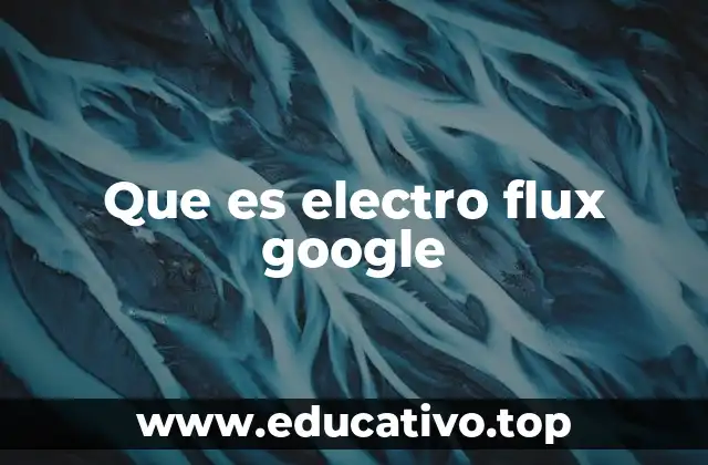 Que es electro flux google