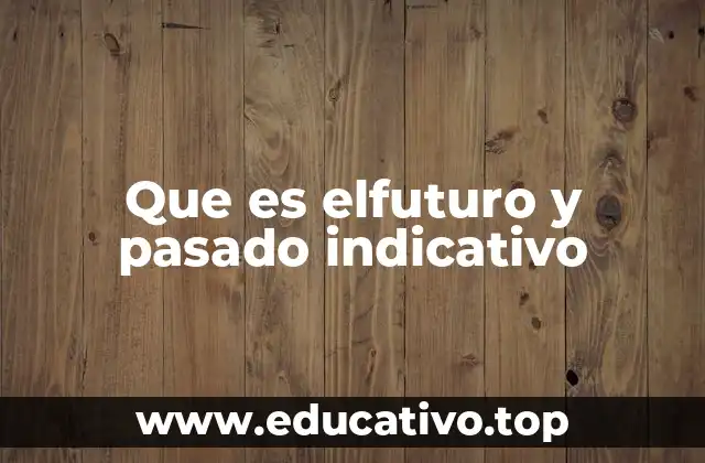 Cómo se relacionan el futuro y el pasado indicativo en la gramática española