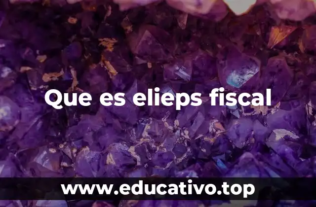 Que es elieps fiscal