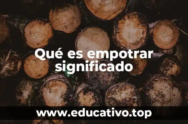 Qué es empotrar significado