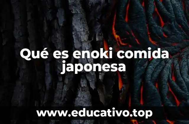 El enoki en la gastronomía oriental y occidental