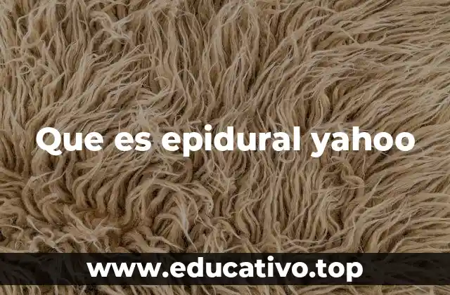 La anestesia epidural como opción para el manejo del dolor en el parto