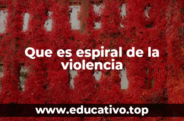 Que es espiral de la violencia