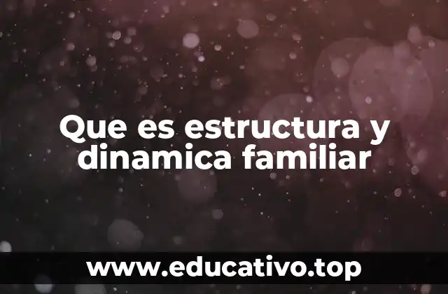 La importancia de entender la organización familiar