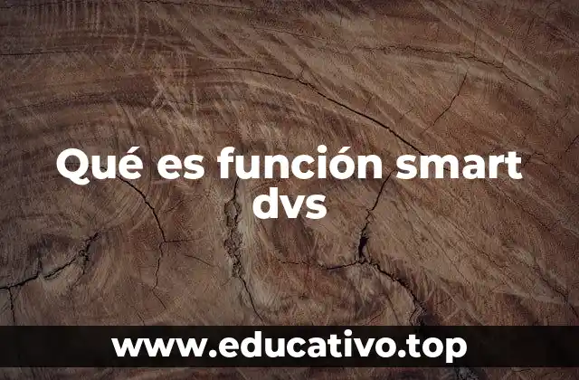 Qué es función smart dvs
