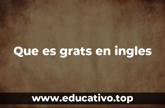 El uso de grats en el lenguaje digital