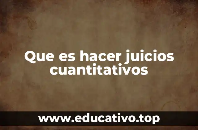 La importancia de los juicios basados en datos