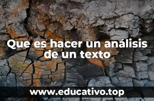 La importancia del análisis de textos en la educación