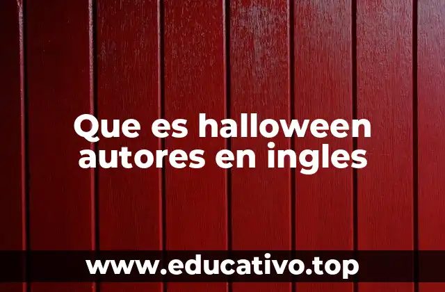La influencia de Halloween en la literatura inglesa