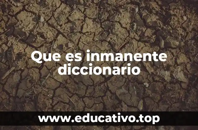 La inmanencia en filosofía y teología