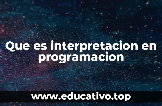 La diferencia entre interpretación y compilación