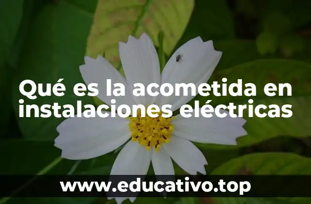 Qué es la acometida en instalaciones eléctricas